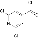 2,6-二氯吡啶-4-碳酰氯结构式