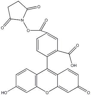5(6)-Carboxyfluorescein N-hydroxysuccinimide ester