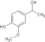 4-羟基-3-甲氧基-α-甲基苯甲醇结构式