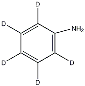苯胺-2,3,5,6-d5结构式