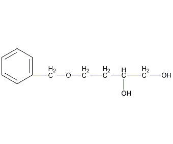 (S)-4-苄氧基-1,2-丁二醇结构式