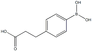 4-(2-羧基乙基)苯硼酸结构式
