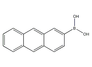 2-蒽硼酸结构式