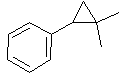 1-苯基-2,2-二甲基环丙烷结构式