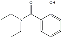 N,N-二乙基水杨酰胺结构式