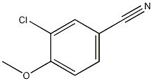 3-氯-4-甲氧基苯甲腈结构式