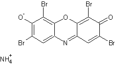 间苯二酚蓝结构式