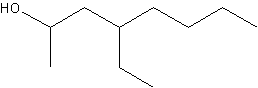 4-乙基-2-辛醇结构式