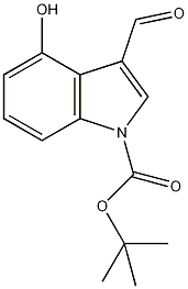 3-Formyl-4-hydroxyindole-1-carboxylic acid t-butyl ester