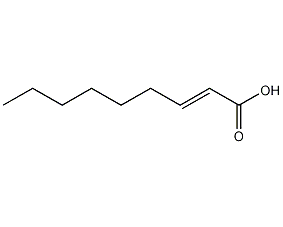 (E)-2-壬烯酸结构式