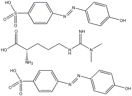 NG,NG'-Dimethyl-L-arginine di(p-hydroxyazobenzene-p'-sulfonate) salt