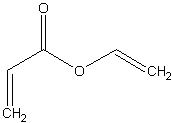 醋酸乙烯酯结构式