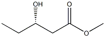 (+)-甲基(S)-3-羟基戊酸结构式