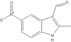 7-硝基-1H-吲哚-2-甲酸乙酯结构式