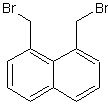 1,8-二(溴甲基)萘结构式