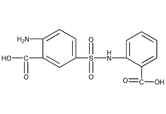 2-Amino-5-[[(2-carboxyphenyl)amino]sulfonyl]benzoic acid
